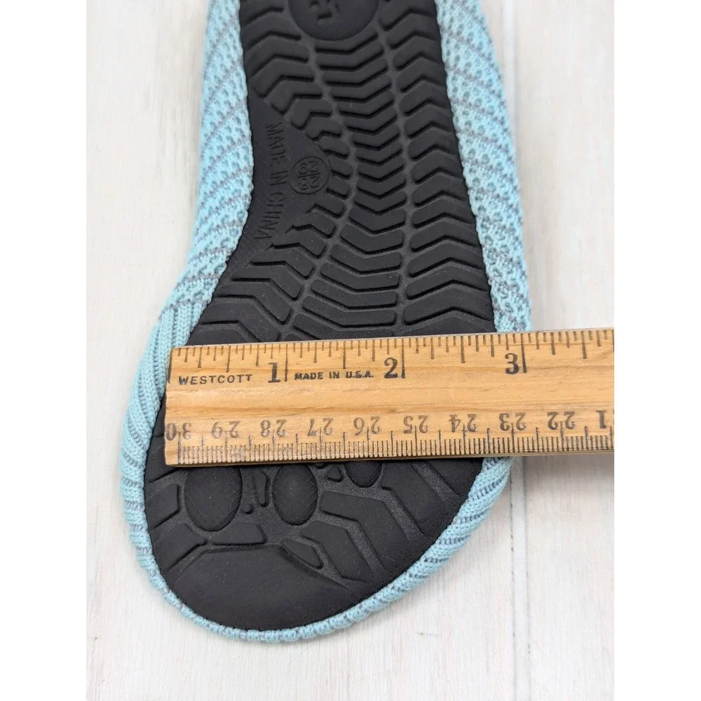 Kids Water Shoes Size Euro 28/29 11 Blue Knit Barefoot Aqua Socks Slip On